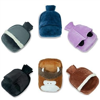 Fleece varmtvannsflaske fotvarmertrekk