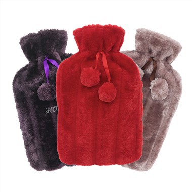 Medisinsk varmtvannspose pelsdeksel