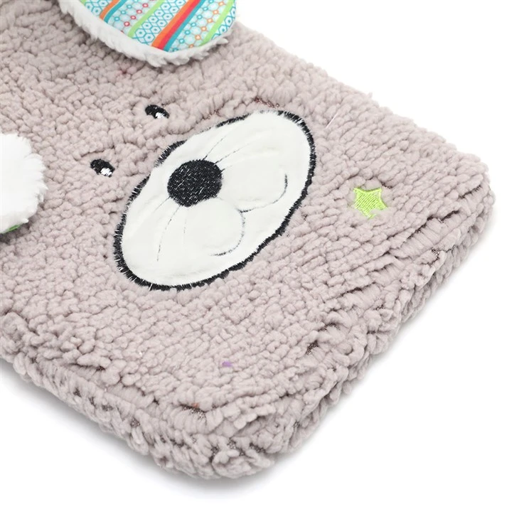 animal hot water bottle plush cover gift